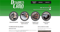 Desktop Screenshot of desguacescano.com