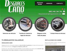 Tablet Screenshot of desguacescano.com